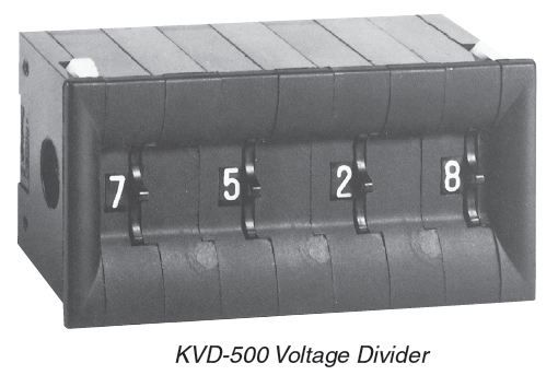Divisor de tensão KVD-500 Kelvin-Varley